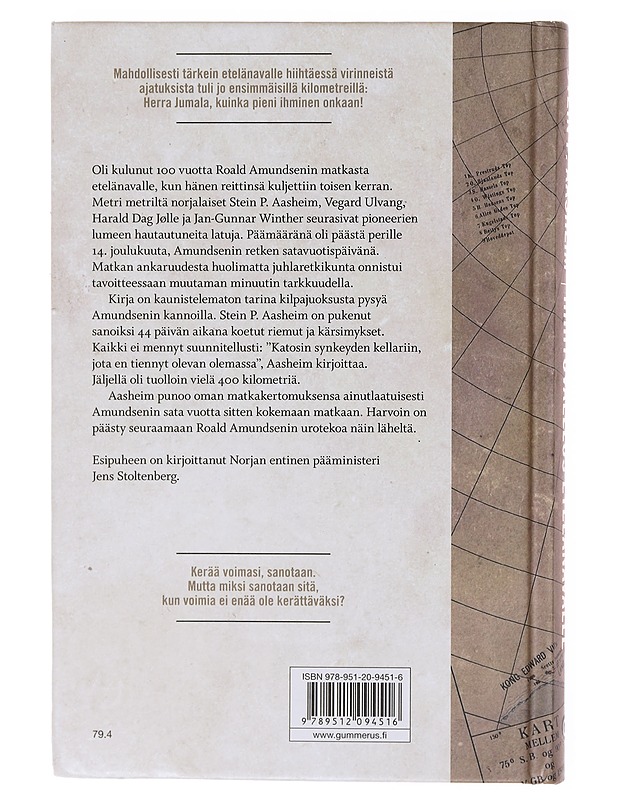 Hiihtovaellus etelänavalle / eräretki Roald Amundsenin jäljissä - Aasheim, Stein P. - Elämäkerrat ja muistelmat - 10105643183 - 1