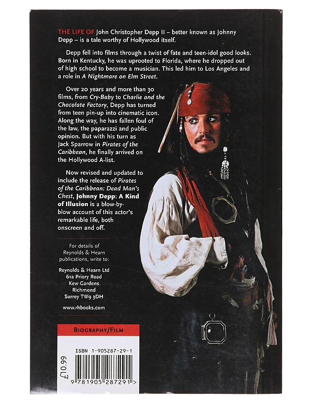 Johnny Depp : a kind of illusion - Meikle, Denis - Elämäkerrat ja muistelmat - 10105643237 - 1