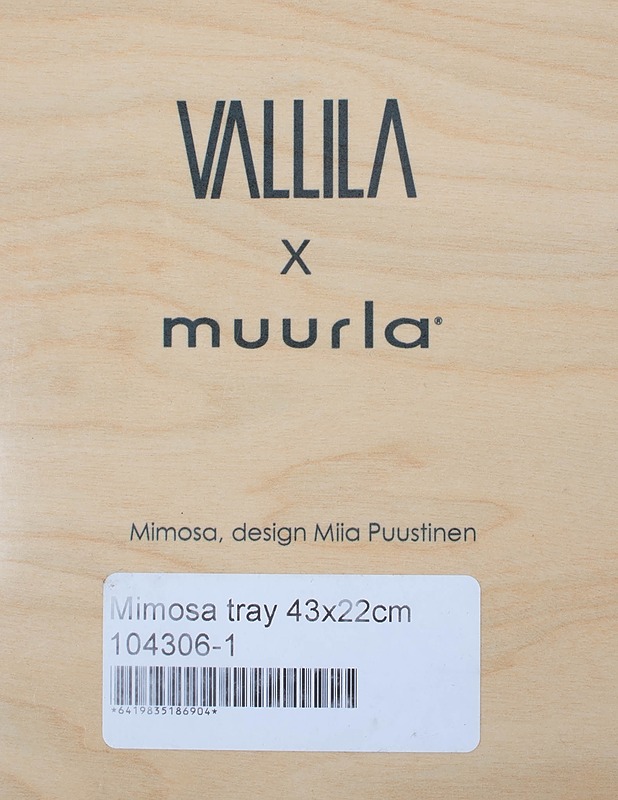 Vallila x Muurla -yhteistyömalliston Mimosa-tarjotin (43 x 22 cm) - Tarjoiluastiat - 10105643342 - 2