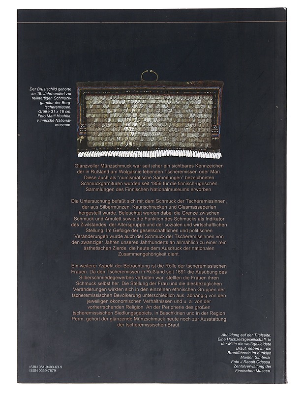 Tscheremissischer Schmuck : ethnographische Untersuchung - Lehtinen, Ildikó - Tietokirjat ja oppaat - 10105643352 - 1