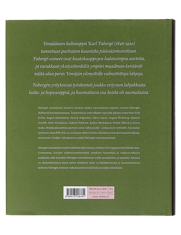Fabergén suomalaiset mestarit - Ulla Tillander-Godenhielm - Tietokirjat - 10105643355 - 1