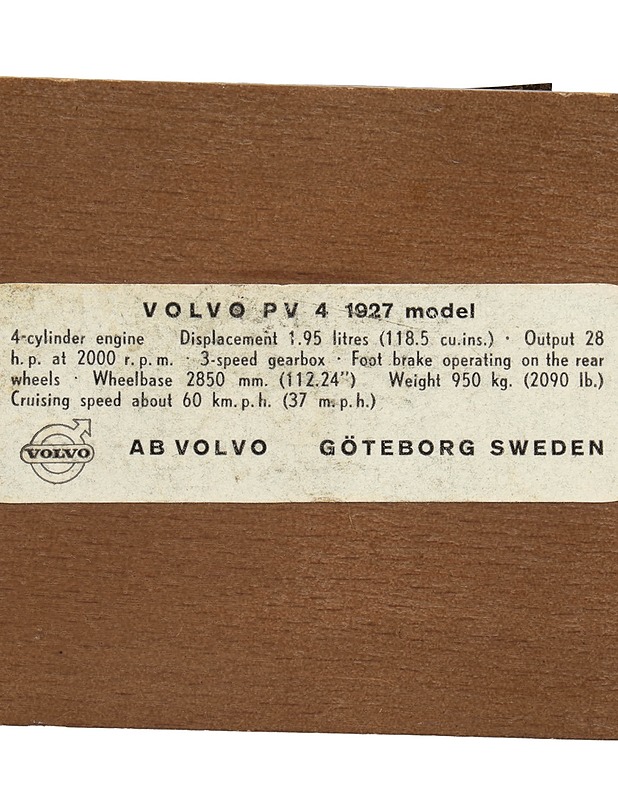 VOLVO PV 4 1927 pienoismalli - Koriste-esineet - 10105643357 - 2