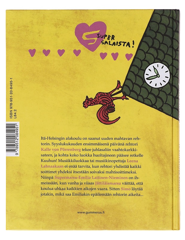 Supermarsu ja kutistuva koulu - Noronen, Paula - Lastenkirjat - 10105643390 - 1