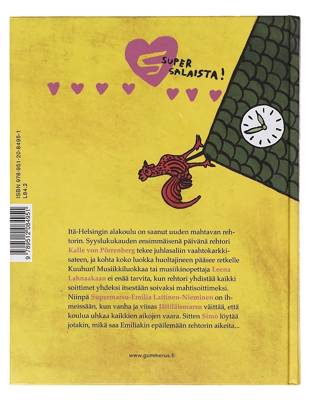 Supermarsu ja kutistuva koulu - Noronen, Paula - Lastenkirjat - 10105643398 - 1