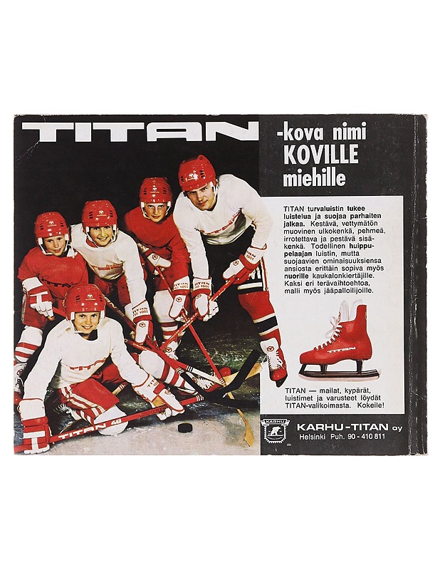 Jääkiekkokirja 1977-78 - Honkavaara, Aarne - Tietokirjat ja oppaat - 10105643399 - 1