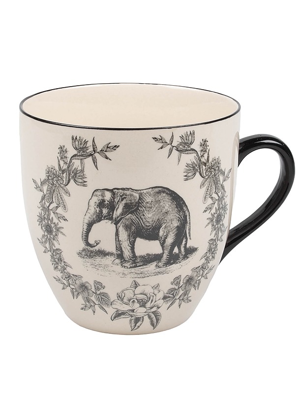 Sir/Madam-merkin Elephant Fauna Grand Cup -jättimuki/kahvi - Mukit ja kahvikupit - 10105643432 - 0