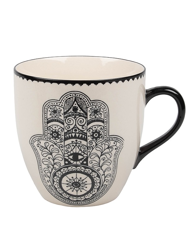 Sir/Madam-merkin Hamsa-motiivilla Grand Cup -jättimuki/kahvi - Mukit ja kahvikupit - 10105643438 - 0