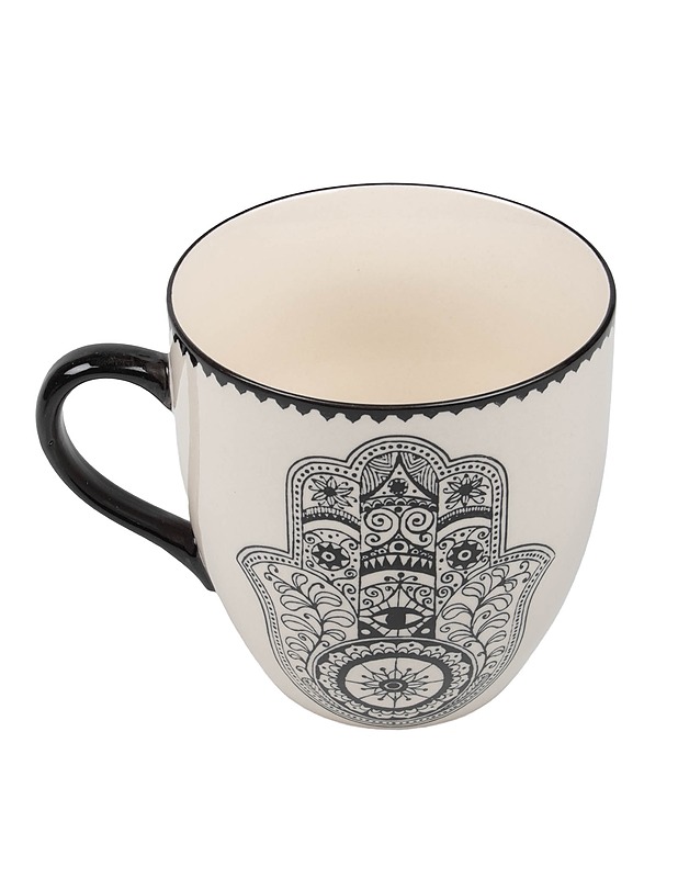 Sir/Madam-merkin Hamsa-motiivilla Grand Cup -jättimuki/kahvi - Mukit ja kahvikupit - 10105643438 - 1