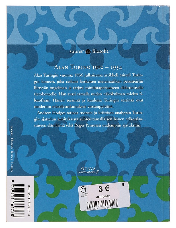 Turing / luonnonfilosofi - Hodges, Andrew - Tietokirjat ja oppaat - 10105643458 - 1