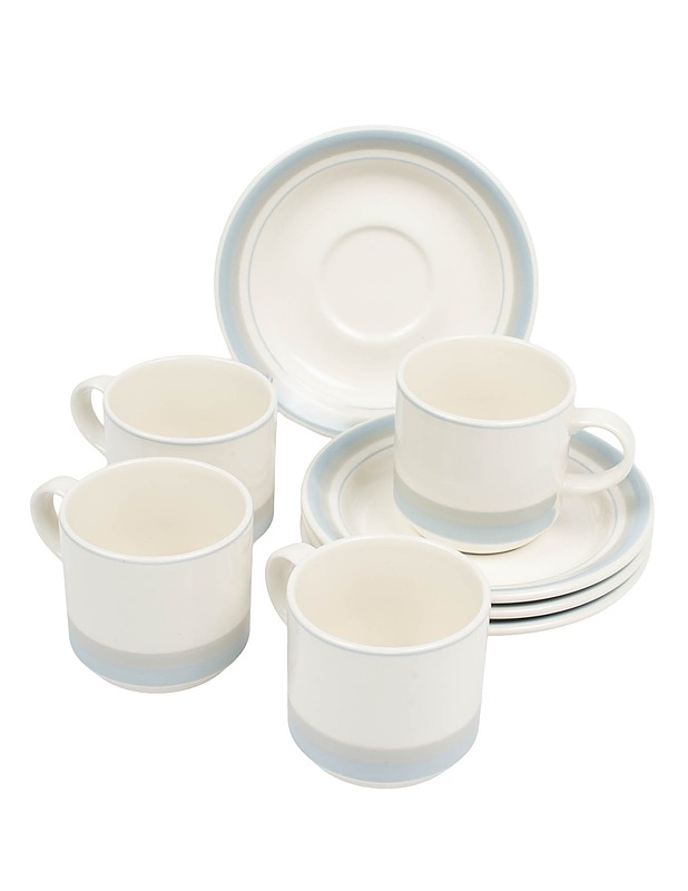 ARABIA Pallas kahvikuppi & tassi, 4 paria - Designsuosikit - 10105643481 - 0