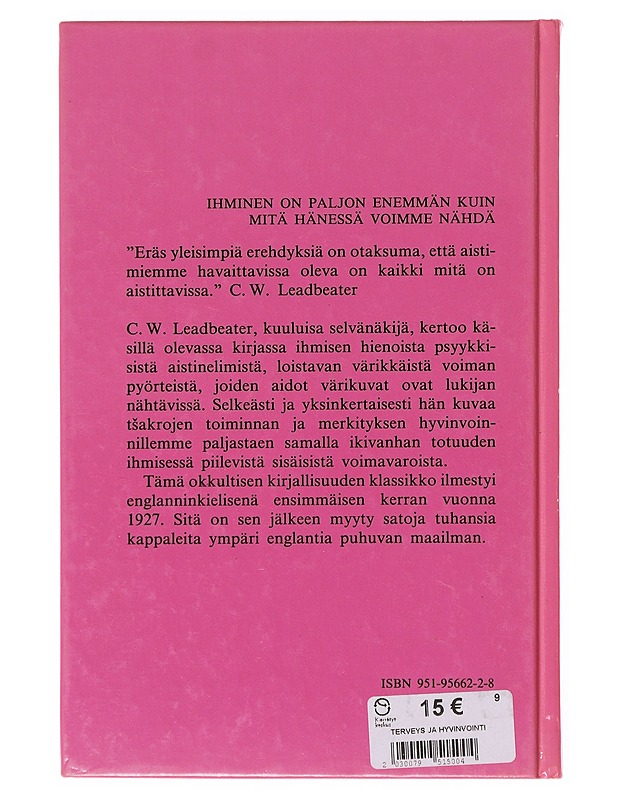 Tsakrat - Leadbeater, C. W. - Tietokirjat ja oppaat - 10105643505 - 1