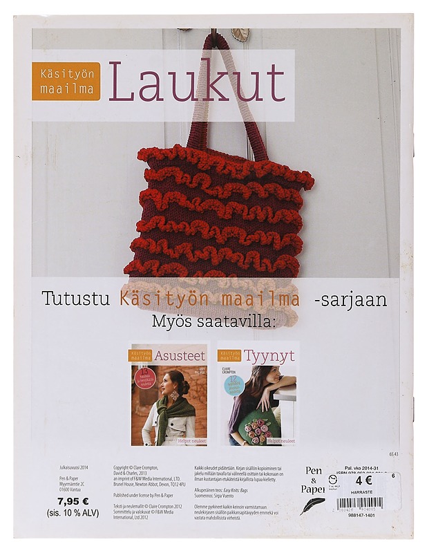 Laukut : 12 muodikasta laukkua - Crompton, Claire - Tietokirjat ja oppaat - 10105643551 - 1