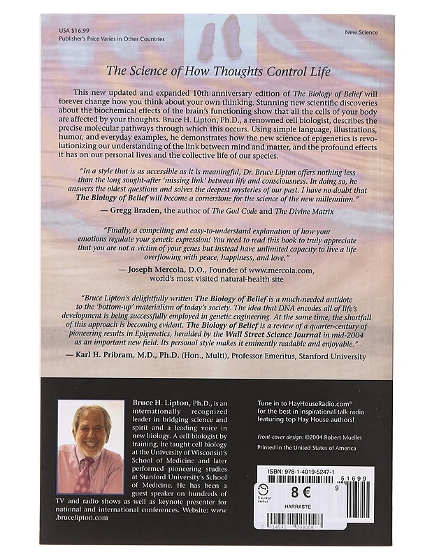 The Biology of Belief ; Unleashing the Power of Consciousness, Matter & Miracles - Bruce H. Lipton - Tietokirjat ja oppaat - 10105643561 - 1