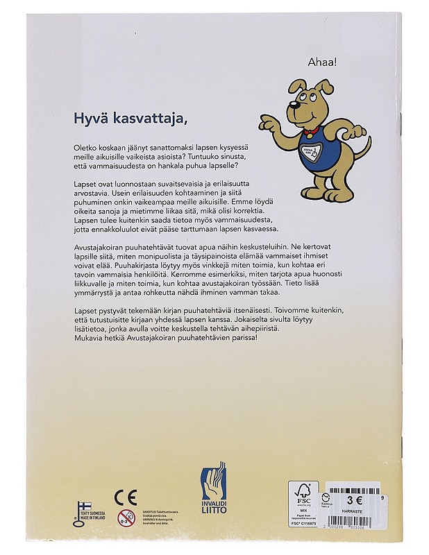 Avustajakoiran puuhatehtävät - Laakso, Elina - Lastenkirjat - 10105643576 - 1