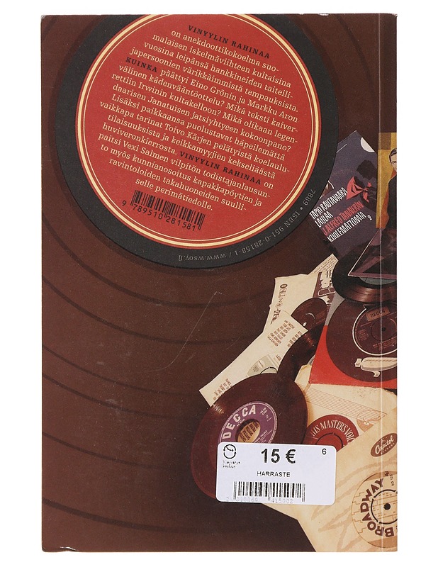 Vinyylin rahinaa - Salmi, Vexi - Elämäkerrat ja muistelmat - 10105643592 - 1
