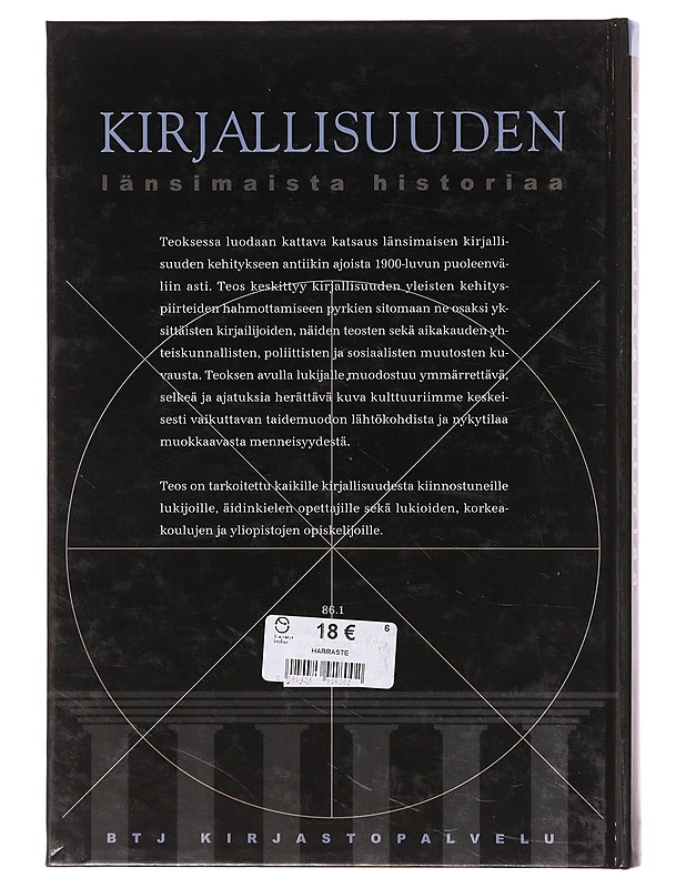 Kirjallisuuden länsimaista historiaa - Pekka Vartiainen - Historiakirjat - 10105643601 - 1