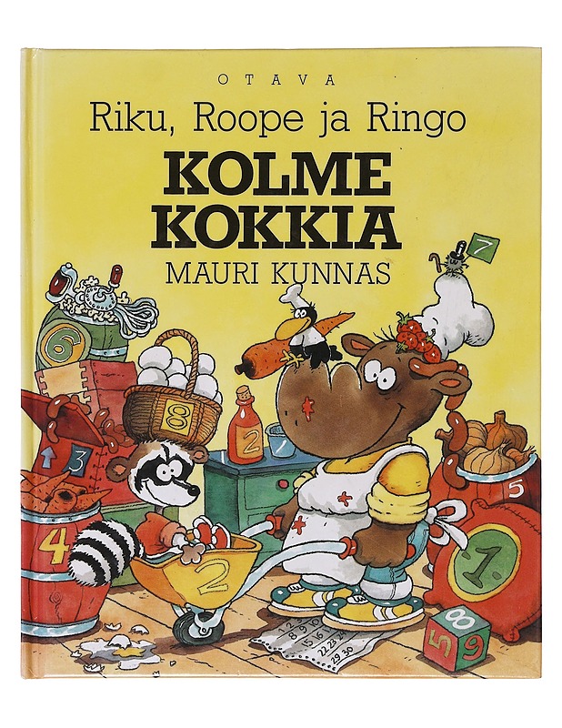 Riku, Roope ja Ringo / kolme kokkia - Kunnas, Mauri - Lastenkirjat - 10105643607 - 0
