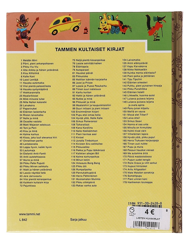 Hauskat päivät - Frank, Janet - Lastenkirjat - 10105643620 - 1