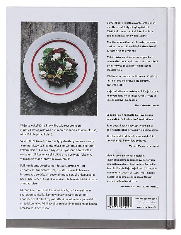 Villiyrttikeittokirja - Tallberg, Sami - Ruokakirjat - 10105643625 - 1