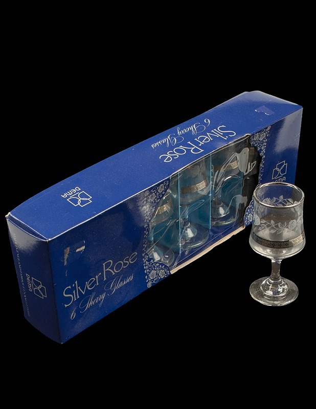 DEMA Silver Rose sherrylasi, 6 kpl - Lasit - 10105643631 - 0