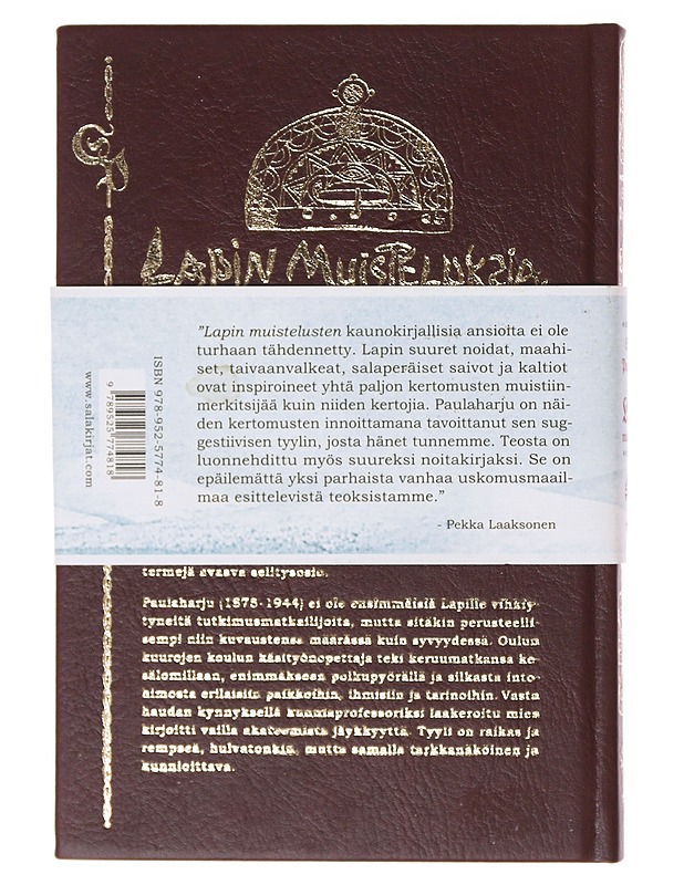 Lapin muisteluksia - Samuli Paulaharju - Historiakirjat - 10105643746 - 1