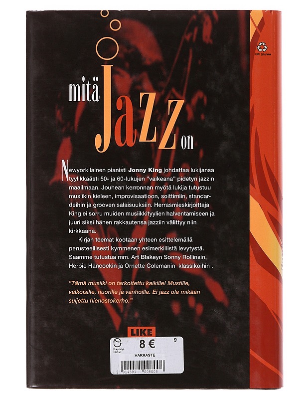 Mitä jazz on - King, Jonny - Historiakirjat - 10105643804 - 1