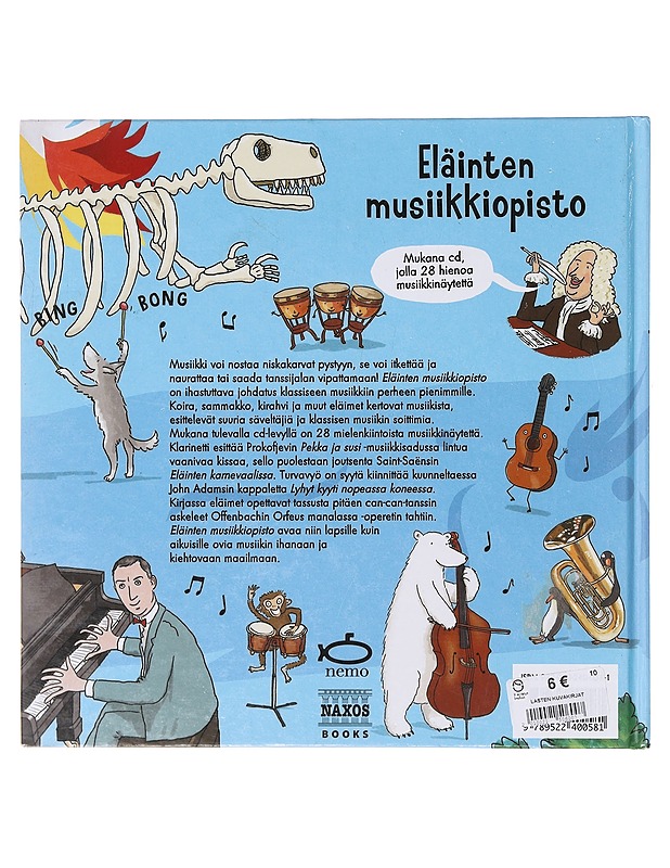 Eläinten musiikkiopisto [Moniviestin] - Helsby, Genevieve - Lastenkirjat - 10105643935 - 1
