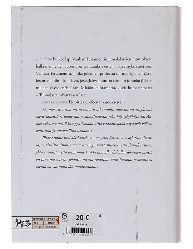 Jumalasta - Gardell, Jonas - Romaanit ja novellit - 10105643964 - 1