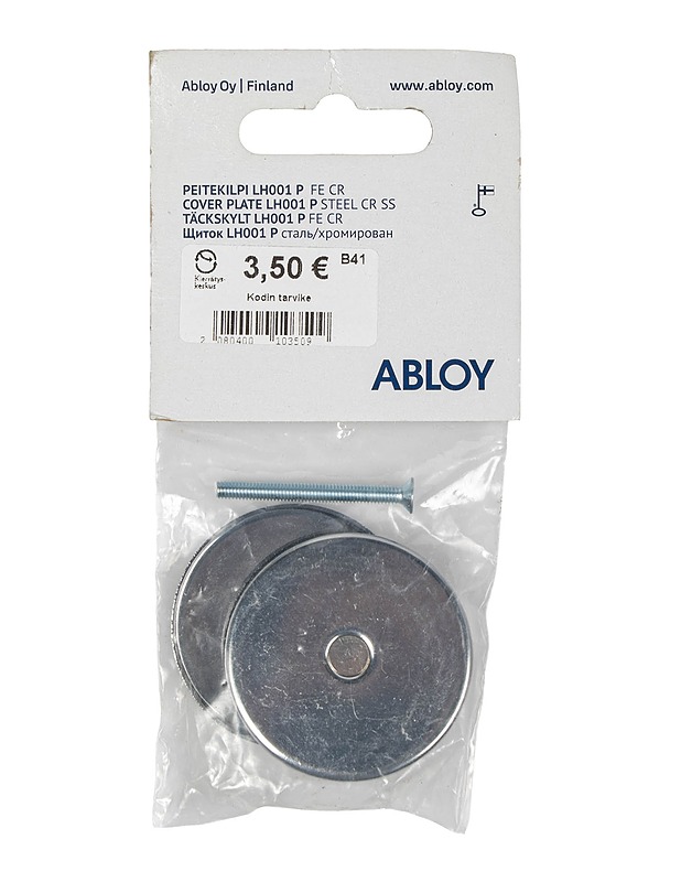 ABLOY LH001 P FE CR peitekilpi - Rakennustarvikkeet - 10105644113 - 0