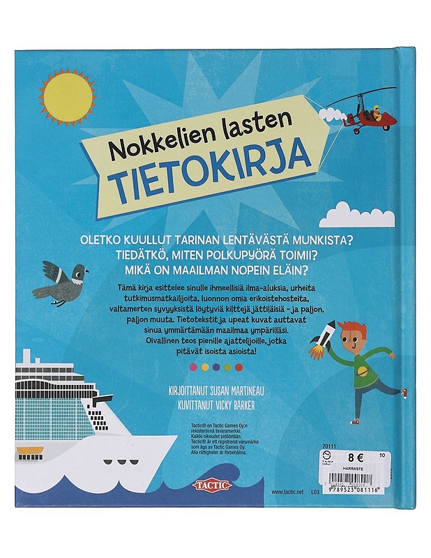 Nokkelien lasten tietokirja - Martineau, Susan - Lastenkirjat - 10105644124 - 1