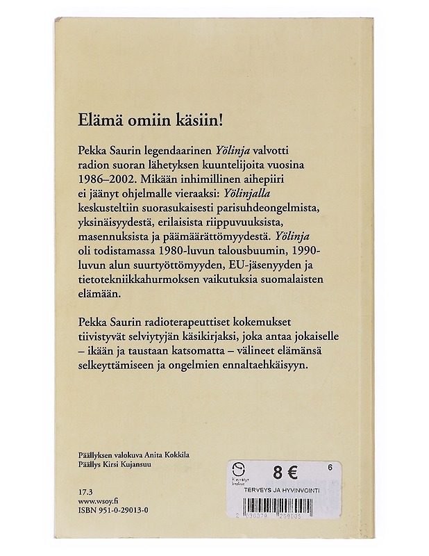Yölinjalla : selviytyjän käsikirja - Pekka Sauri - Tietokirjat ja oppaat - 10105644186 - 1