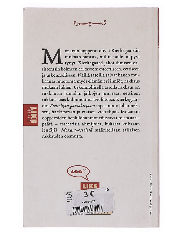 Mozart-esseet - Kierkegaard, Søren - Tietokirjat ja oppaat - 10105644187 - 1