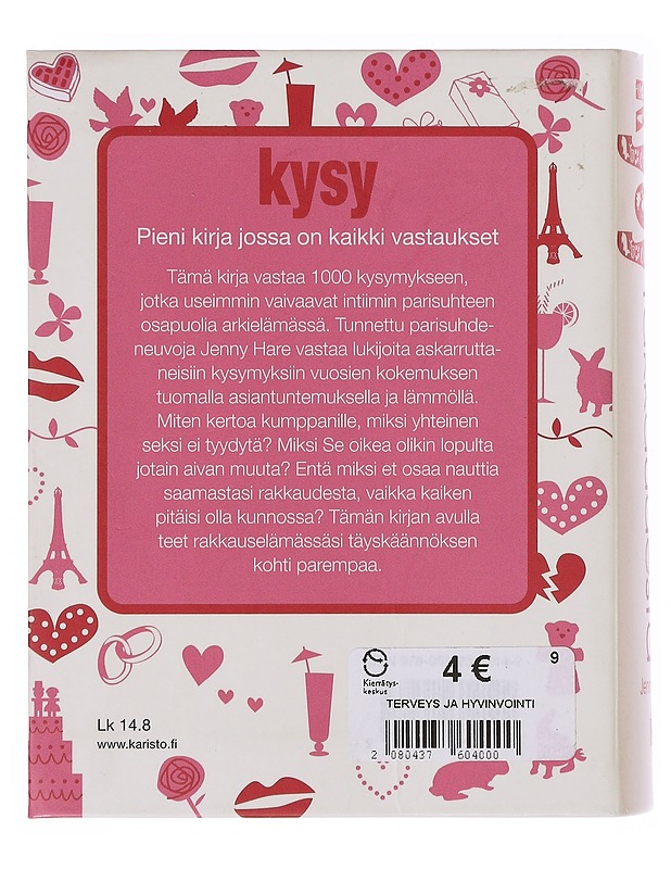 Kysy rakkaudesta / 1000 kysymystä ja vastausta - Hare, Jenny - Tietokirjat ja oppaat - 10105644204 - 1