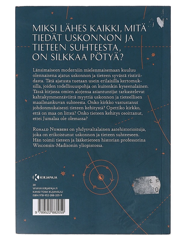 Galileo tyrmässä ja muita myyttejä - Numbers, Ronald L. - Historiakirjat - 10105644230 - 1