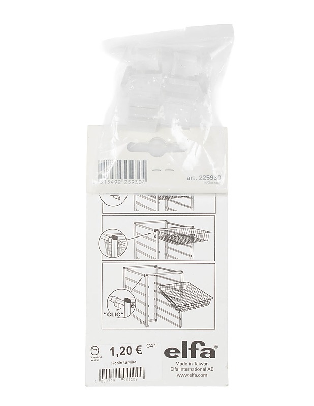 ELFA riippu- ja seinäkiskon peitelista - Rakennustarvikkeet - 10105644291 - 1