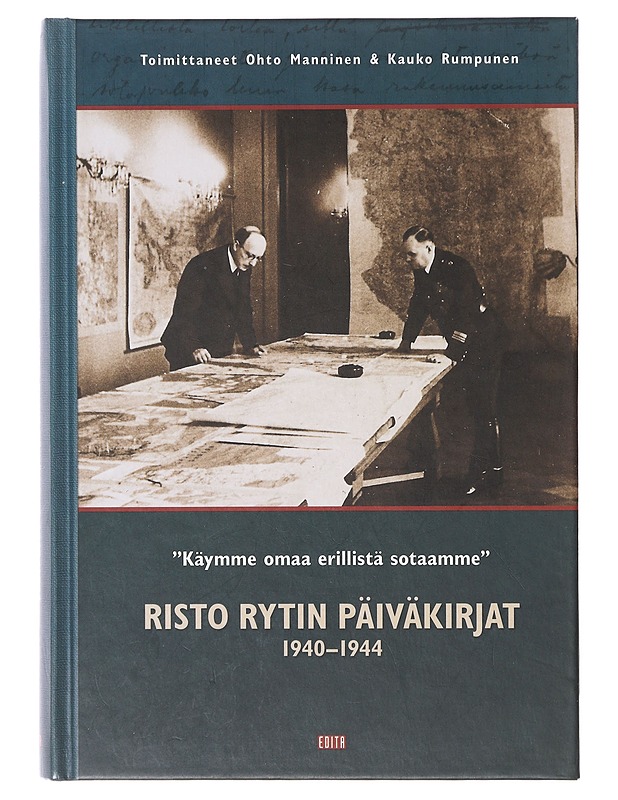 Risto Rytin päiväkirjat 1940-1944 - Manninen, Ohto - Elämäkerrat ja muistelmat - 10105644398 - 0