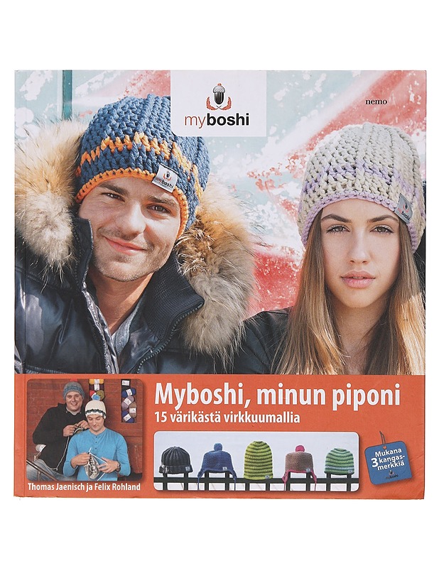 Myboshi, minun piponi : 15 värikästä virkkuumallia - Jaenisch, Thomas - Harrastekirjat - 10105644430 - 0