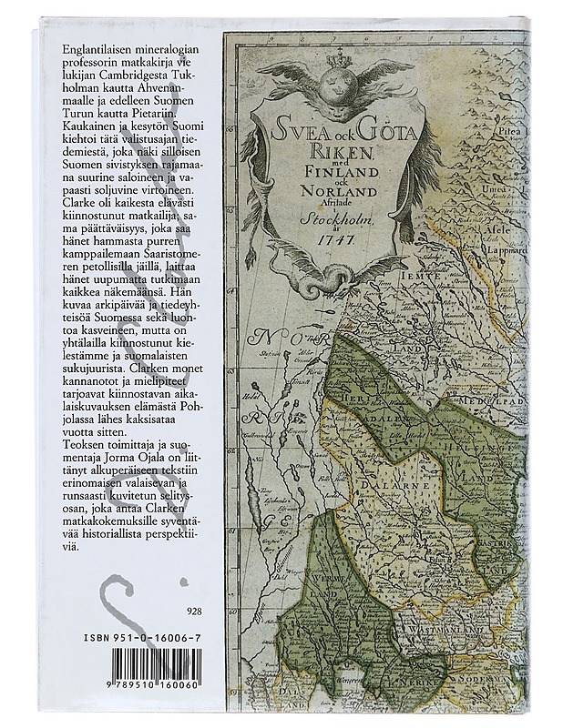 Matka Suomen halki Pietariin 1799 / Edward Danlie Clarken matka Suomessa talvella 1799-1800 - Clarke, Edward Daniel - Historiakirjat - 10105644417 - 1