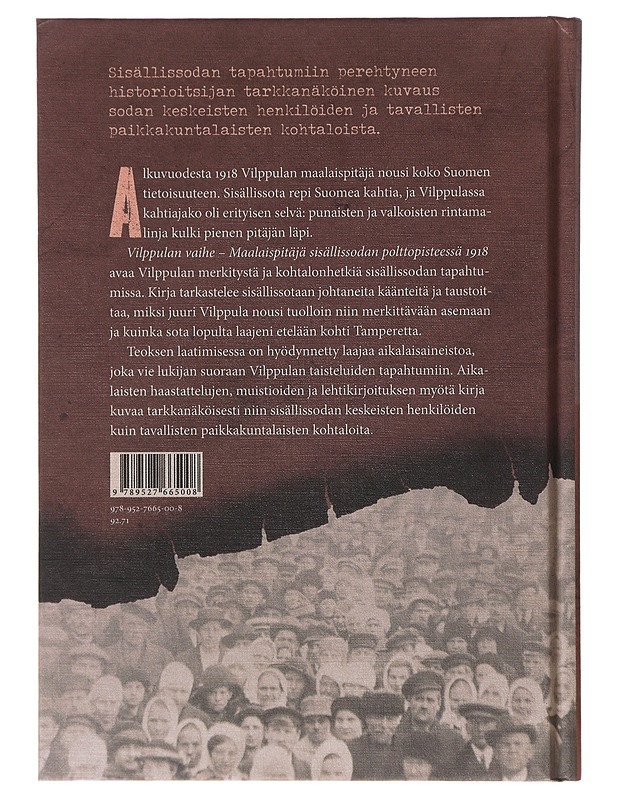 Vilppulan vaihe / maalaispitäjä sisällissodan polttopisteessä 1918 - Tuomas Hoppu - Tietokirjat ja oppaat - 10105644455 - 1