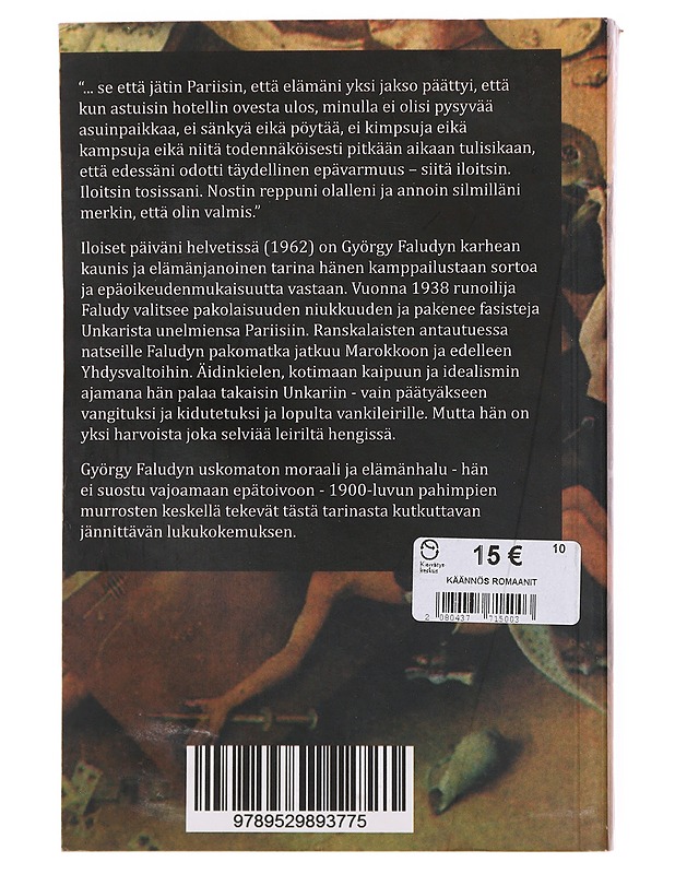 Iloiset päiväni helvetissä - Faludy, György - Elämäkerrat ja muistelmat - 10105644484 - 1