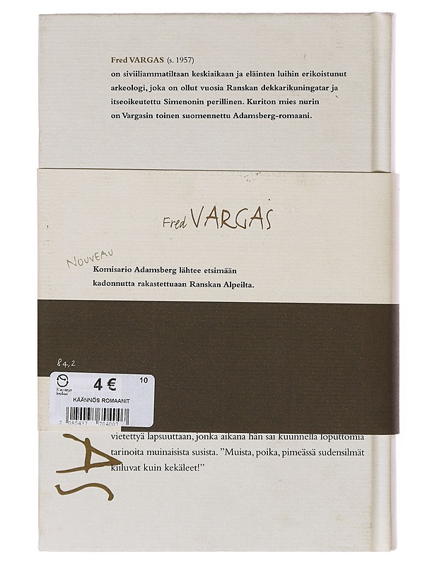 Kuriton mies nurin - Vargas, Fred - Romaanit ja novellit - 10105644492 - 1