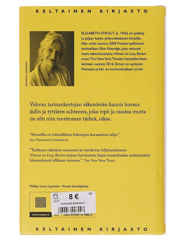 Nimeni on Lucy Barton - Strout, Elizabeth - Romaanit ja novellit - 10105644498 - 1