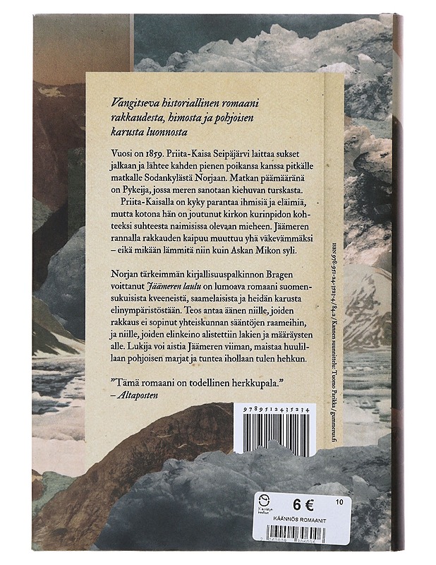 Jäämeren laulu - Arvola, Ingeborg - Romaanit ja novellit - 10105644505 - 1