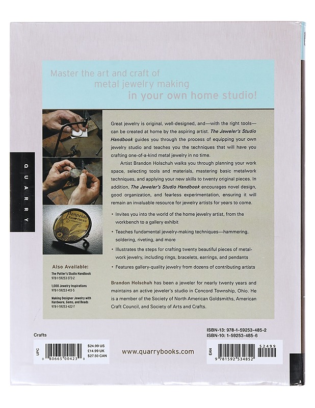 The Jeweller's studio handbook - Brandon Holschuh - Tietokirjat ja oppaat - 10105644511 - 1