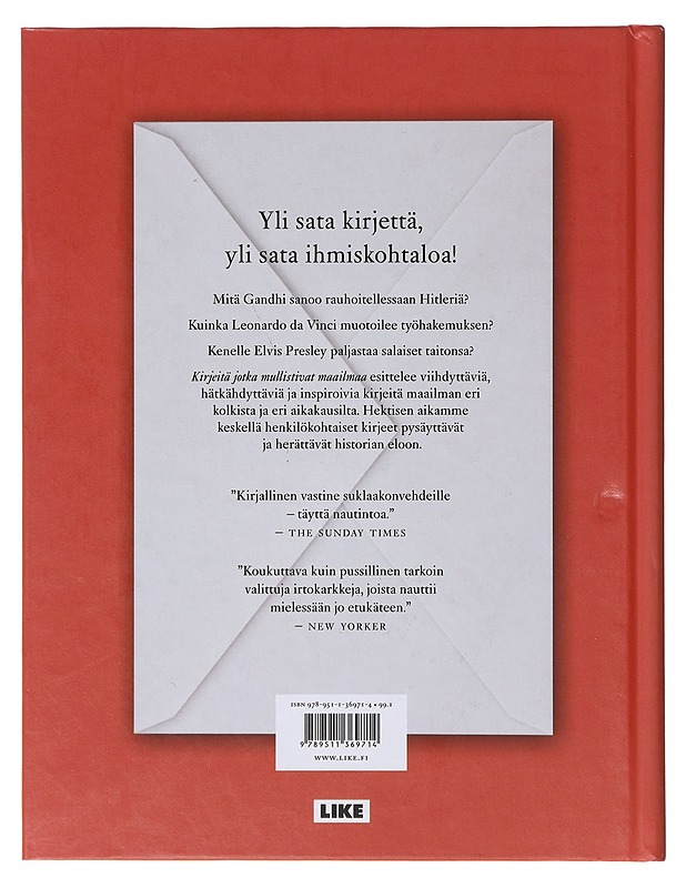 Kirjeitä jotka mullistivat maailmaa - Usher, Shaun - Historiakirjat - 10105644560 - 1
