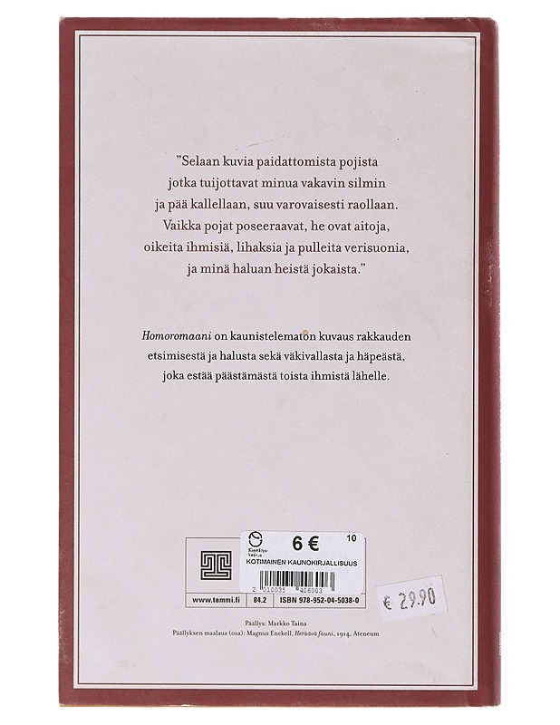 Homoromaani - Rasmus Arikka - Romaanit ja novellit - 10105644650 - 1