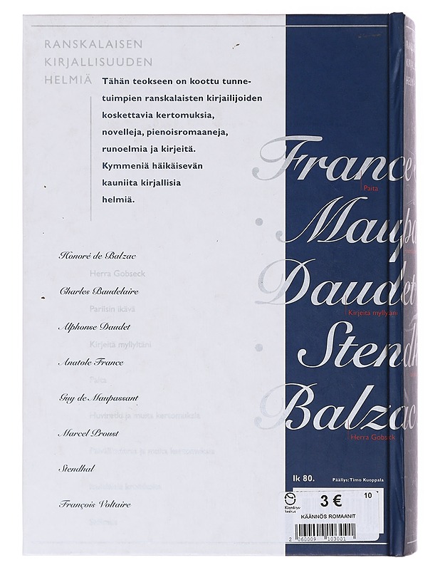 Ranskalaisen kirjallisuuden helmiä - Balzac, Honoré de - Romaanit ja novellit - 10105644659 - 1