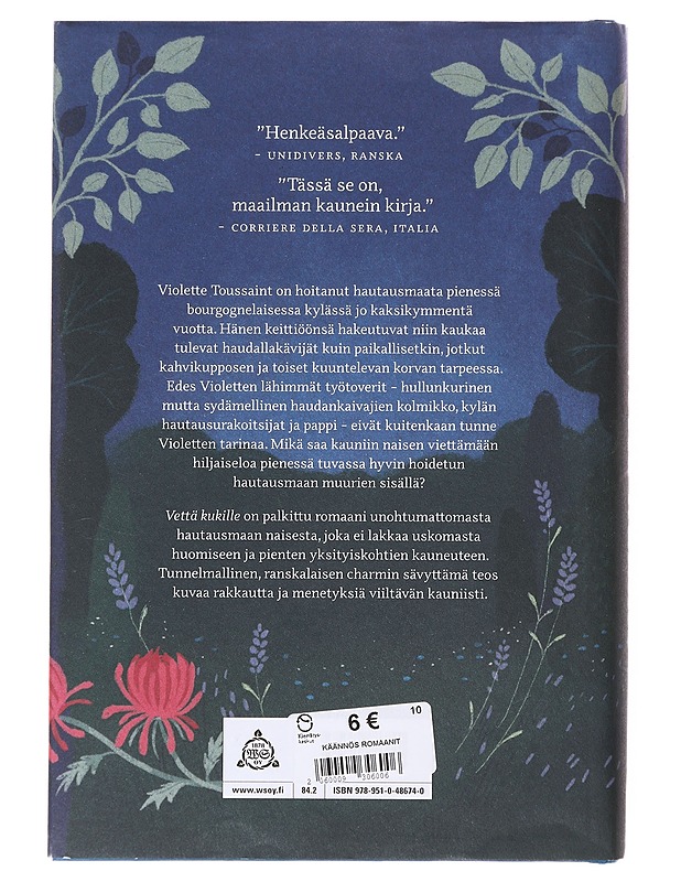 Vettä kukille - Perrin, Valérie - Romaanit ja novellit - 10105644682 - 1