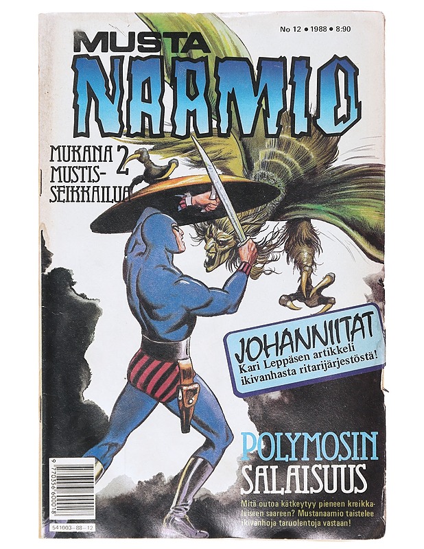 Mustanaamio N:o 12/1988 - Sarjakuvat - 10105644705 - 0
