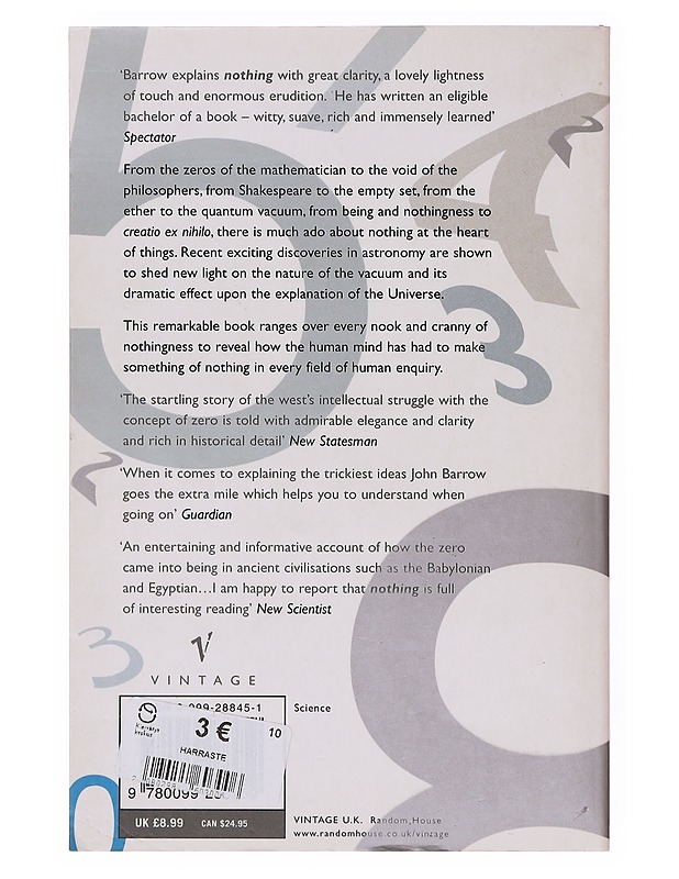 The Book of Nothing - John D. Barrow - Romaanit ja novellit - 10105644710 - 1